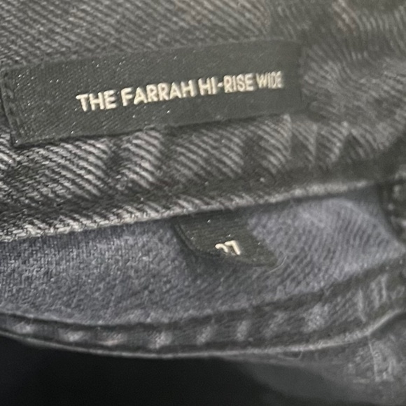 Denim forum black/gray wash high rise jeans - Picture 3 of 3